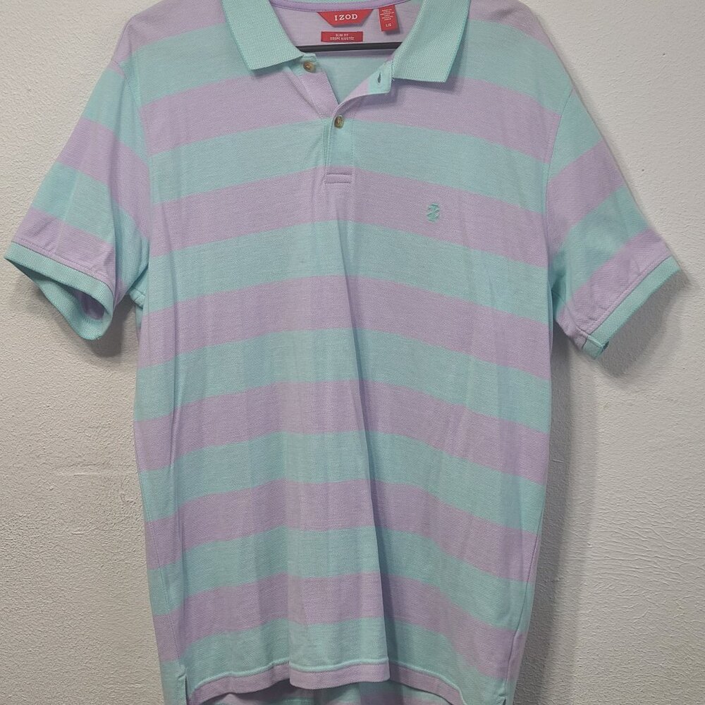IZOD Slim Fit Coupe Ajustee Shirt-Large- New